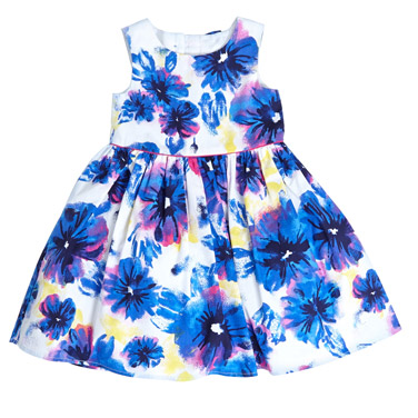 Toddler Floral Cotton Dress